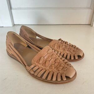 Nisolo Huarache tan sandals size 8